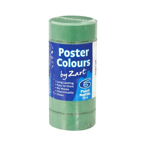 Zart Poster Colours Refill Viridian Pack of 6_2